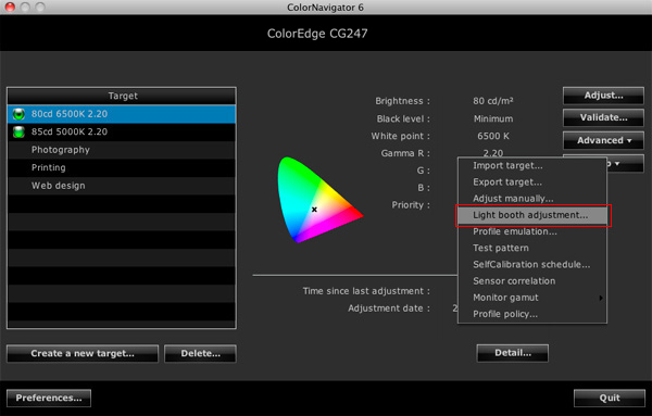 Light Box Brightness Adjustment
